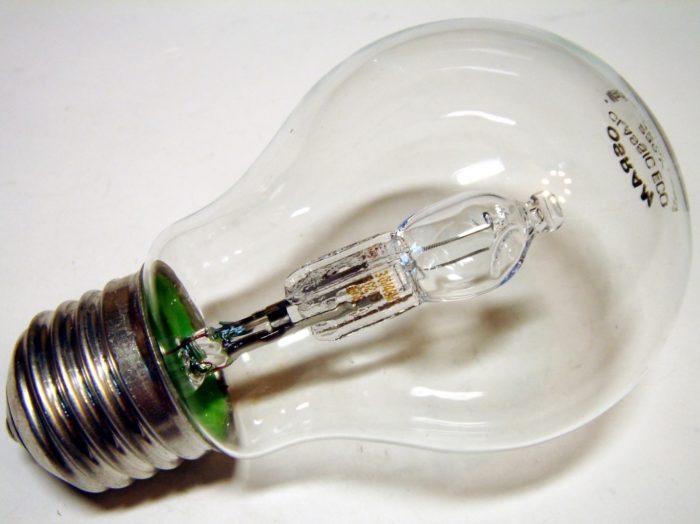Fig.3 - bulb with an external bulb.