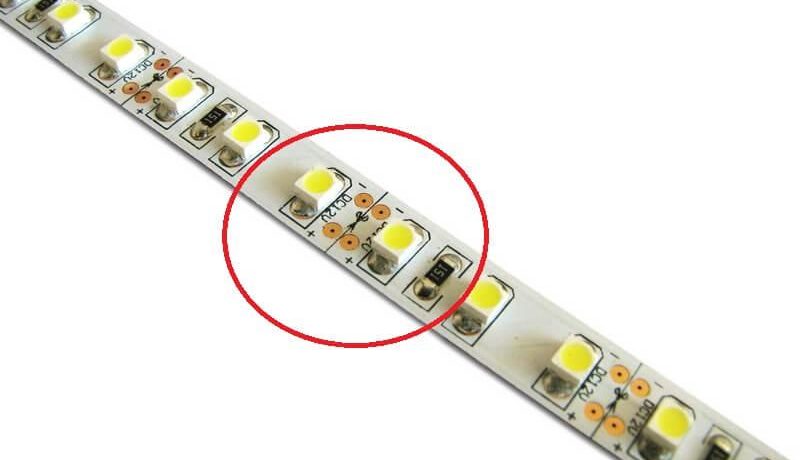 Hoe LED strip te snijden