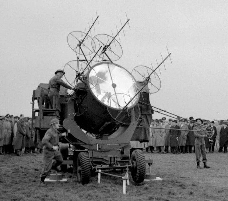 Reflektor przeciwlotniczy z okresu I wojny światowej