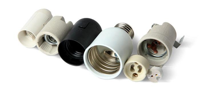 Types of light bulb sockets