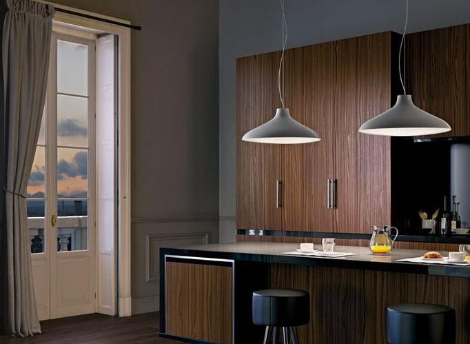 Moderne keuken woonkamer verlichting