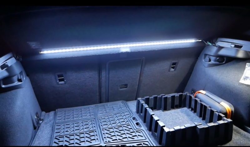 How to connect properly LED strip trunk lighting